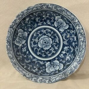Blue and White Porcelain 8 inch Pasta Bowl